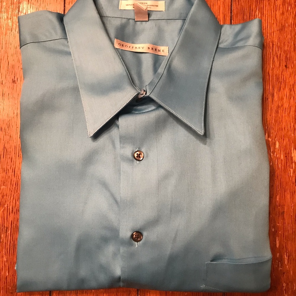 Geoffrey Beene XL Tall Button Down Dress Shirt